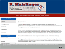 Tablet Screenshot of kieswerkmaislinger.at